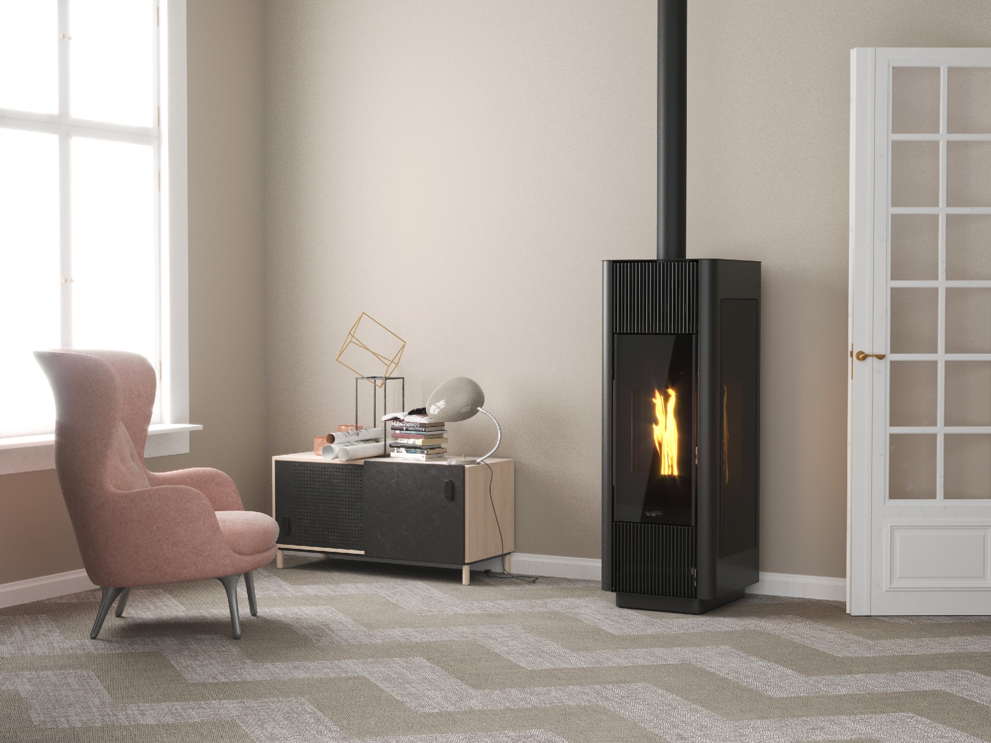 Stromloser Pelletofen Phenix 7 Air | Pelletöfen Laminox