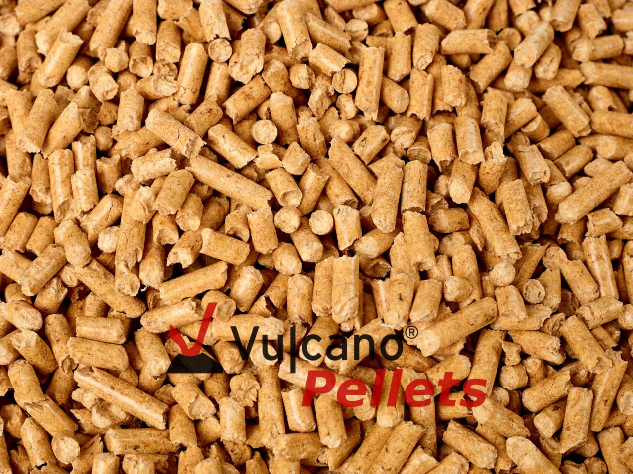 20 Säcke SELBSTABHOLER Pellets Vulcano EN Plus A1 300 kg auf Palette, nur 6€ pro Sack